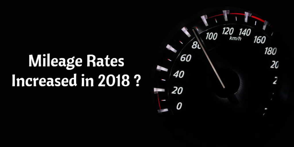 mileage rate 2018, standard mileage rate, IRS tax mileage allowance
